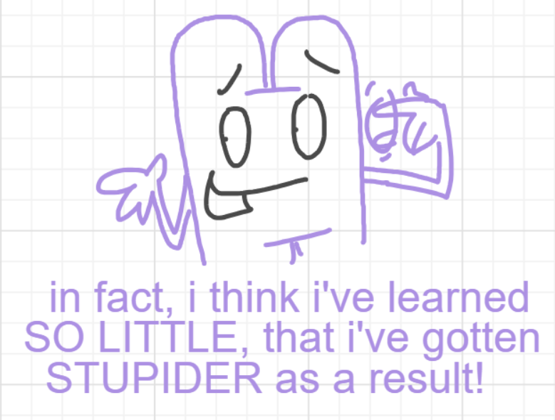 A panel from I've Been Everywhere, Man, episode nine of the Board Boards object show by Furretwalk/WalkingFurret.